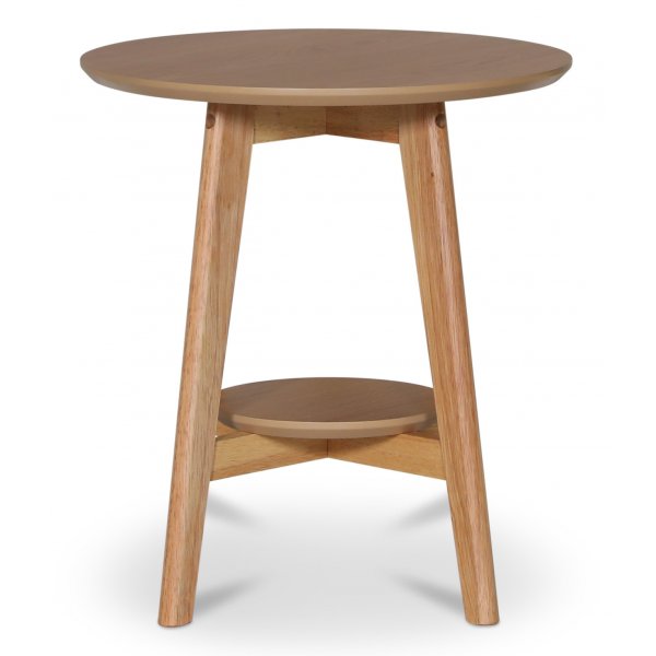 Rundt sidebord med bro Ø50 cm - Eikefiner Rundt sidebord med bro Ø50 cm - Eikefiner