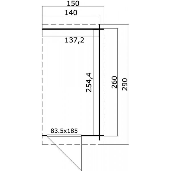 Sykkelbod 2600 - 3,6 m�