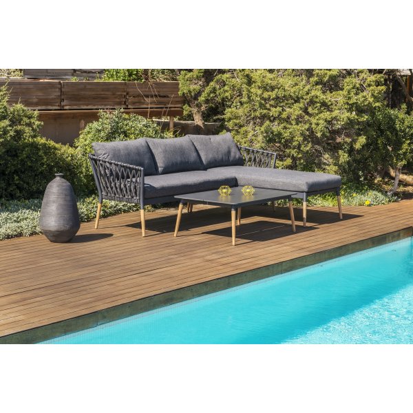 Utend�rs loungesett Ipanema gr� - Olefin + M�belpleie