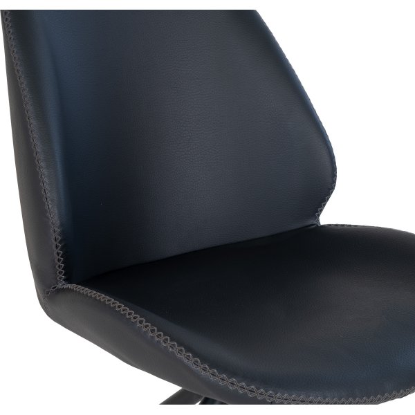 Spisestol svingbar svart PU Spisestol svingbar svart PU