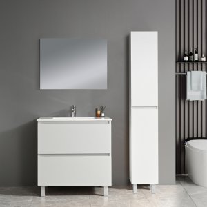 Baderomsmøbel Perugia - Hvit 80 cm Baderomsmøbel Perugia - Hvit 80 cm