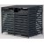 Oppbevaringssett - M�rkegr�tt treverk 148x95,5x122 cm