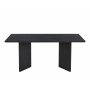 1 Crossby spisebord 180x90 cm - Sortbeiset eik