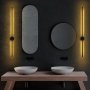Vegglampe Glavo - Sort - 91 cm Vegglampe Glavo - Sort - 91 cm