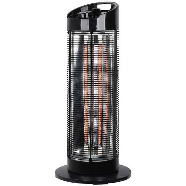 Terrassevarmer stående - 600-1200W - Svart Terrassevarmer stående - 600-1200W - Svart