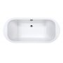 Oval badekar - Free Line | Dybde 45 cm