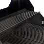 Gassgrill i rustfritt st�l med varmluftfunksjon og sidebrenner