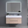 Baderomspakke 120 cm Lyst tre med LED-speil - Miami Baderomspakke 120 cm Lyst tre med LED-speil - Miami