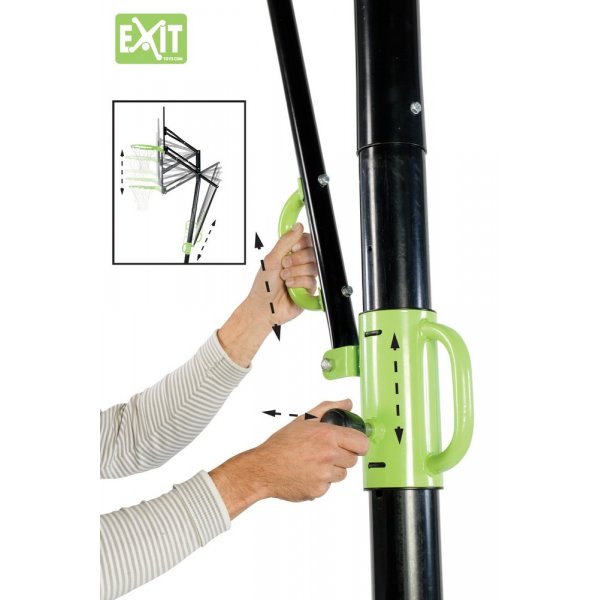 Galaxy basketballstativ - Festet i bakken