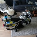 Kundebilde El-drevet BMW motorsykkel for barn - Grå