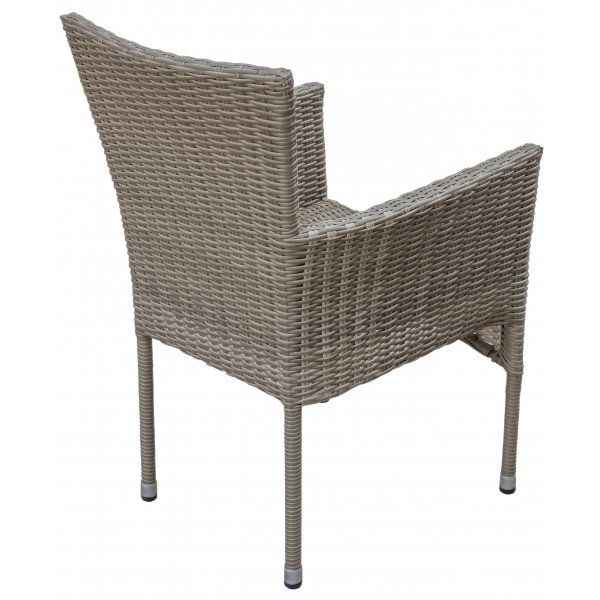 Menton utend�rs lenestol i syntetisk rotting med sittepute - Nature