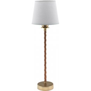 Nora lampefot - Antik messing - 46 cm