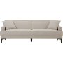 1 Sofa 3-seter beige moderne - Hanna