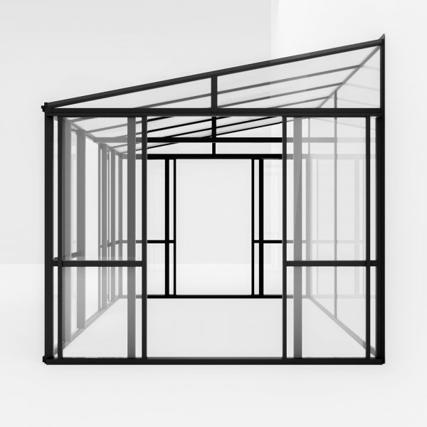 Sunrise Uterom - 3,7 x 2.9 m (Svart)