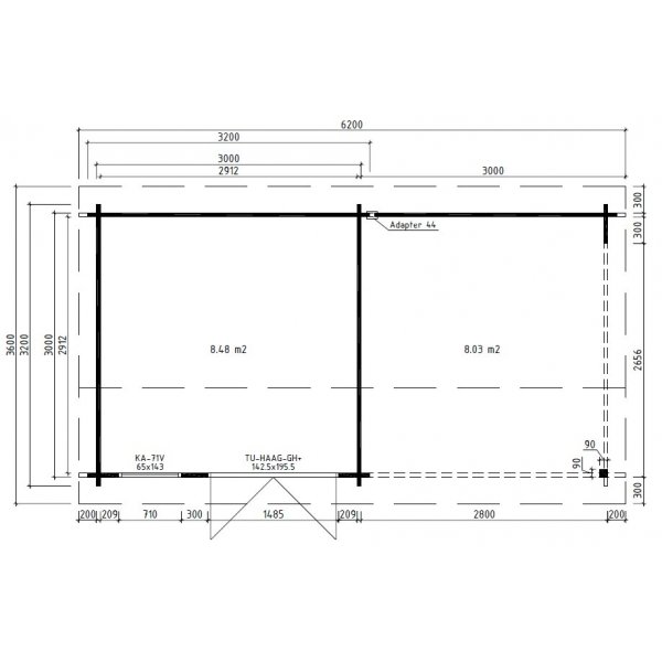 Anneks Arne I - 18 m² Anneks Arne I - 18 m²