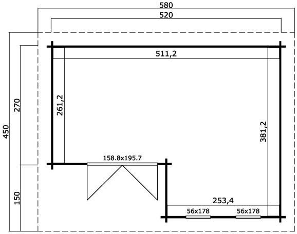 Anneks Mariette - 23,5 m² Anneks Mariette - 23,5 m²