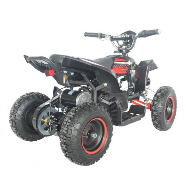 Elektrisk Quad - Sort/rød 500W + Lås kjede Elektrisk Quad - Sort/rød 500W + Lås kjede