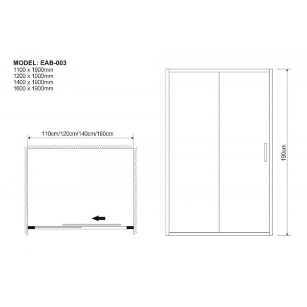 Industri dusjdør Industri dusjdør