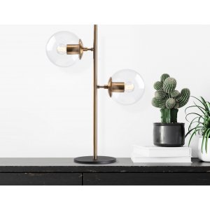 Fasettbordlampe klar - Vintage Fasettbordlampe klar - Vintage