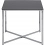 Kryssbord 50 cm - Krom/svart
