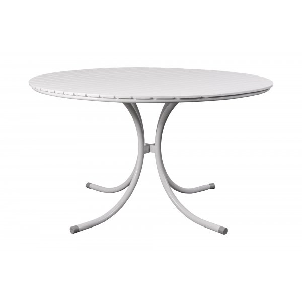 Holmsund bord rundt 130 cm hvit