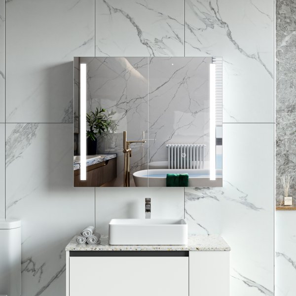 Speilskap - Lucent | LED-belysning - 80 cm Speilskap - Lucent | LED-belysning - 80 cm