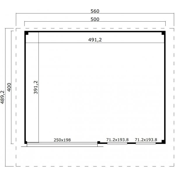 Attefall hus Katja H - 20 m² Attefall hus Katja H - 20 m²
