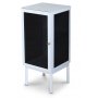 Revel hvitt nattbord 75 cm med venstrehengt d�r