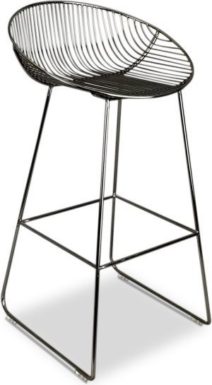 Art Deco-barkrakk i krom Art Deco-barkrakk i krom