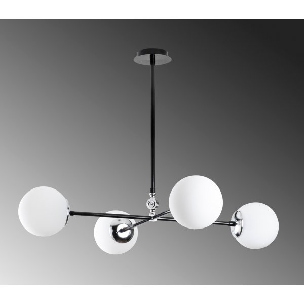 Lorea taklampe 1 - Sort/hvit