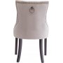 Tuva stol med h�ndtak i ryggen - Gr�beige