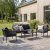 Molde salonggruppe med bord - Svart/gr� rep + Flekkfjerner for m�bler