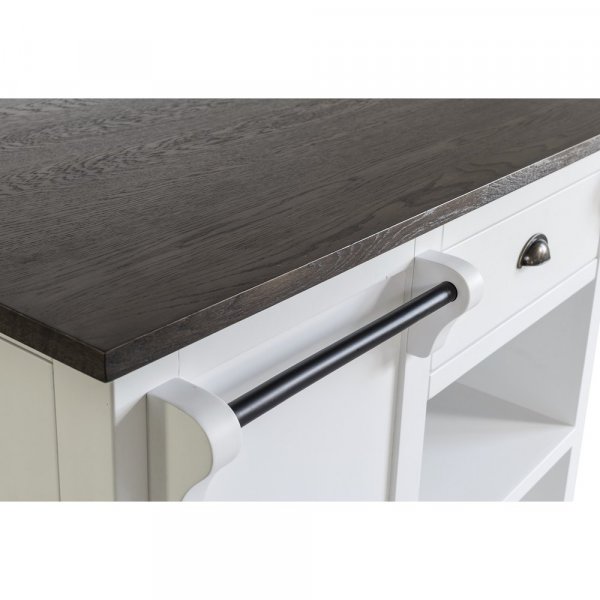 Heritage kj�kken�y - Hvit/Brunbeiset eikefiner