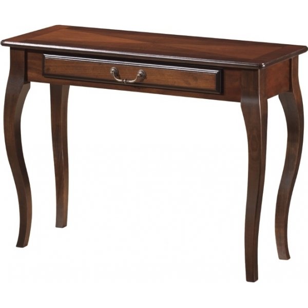 Konsollbord m�rk valn�tt 104 cm bredt - Mozart