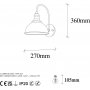 Varzan vegglampe - Vintage Varzan vegglampe - Vintage
