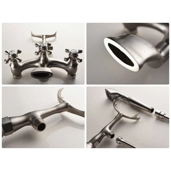 Frittstående badekarbatteri L007 - Krom Frittstående badekarbatteri L007 - Krom