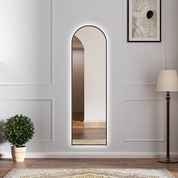 Helkroppsspeil | Hvelvet | LED-belysning med dimmer | 170x50 cm | Samira Helkroppsspeil | Hvelvet | LED-belysning med dimmer | 170x50 cm | Samira