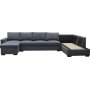 U-sofa Solna vendbar - 367 cm - mørk grå U-sofa Solna vendbar - 367 cm - mørk grå