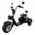 Elscooter Trehjulssykkel - Svart 2000W