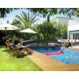Bassengtak Majorca - Skyvbart - 4x8m
