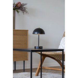 Holt oppladbar LED bordlampe - Sort