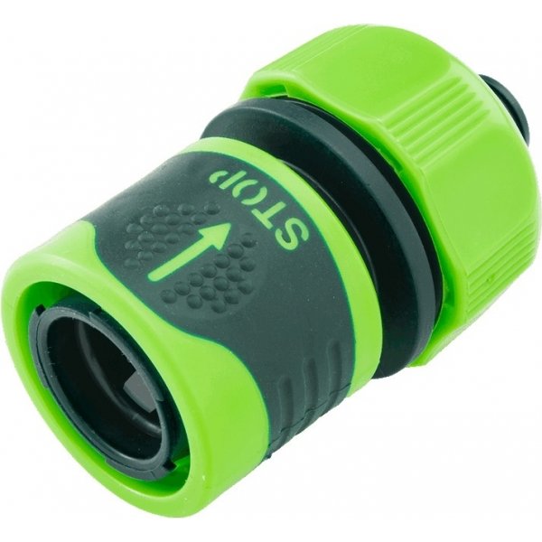 Hurtigkobling 1/2\\\"-5/8\\\" med vannstopp -sklisikker Hurtigkobling 1/2\\\"-5/8\\\" med vannstopp -sklisikker