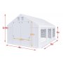 Partytelt i PVC - 4 X 6 m