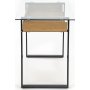 Emma skrivebord 120 x 60 cm - Eik/svart Emma skrivebord 120 x 60 cm - Eik/svart