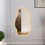 Stort speil 120x70 cm | LED-belysning med dimmer | Bianca